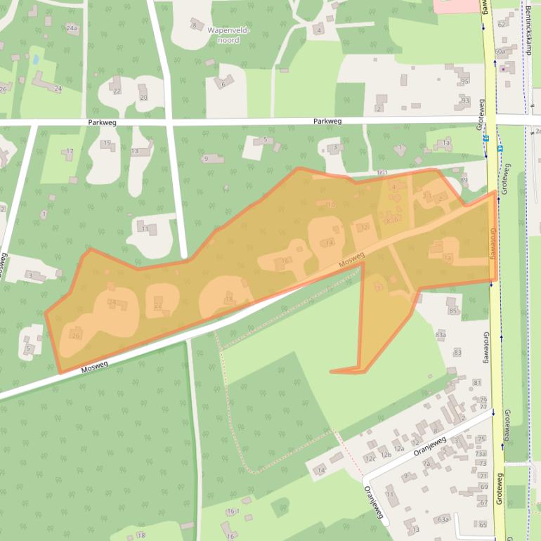 Kaart van postcodegebied 8191JN.