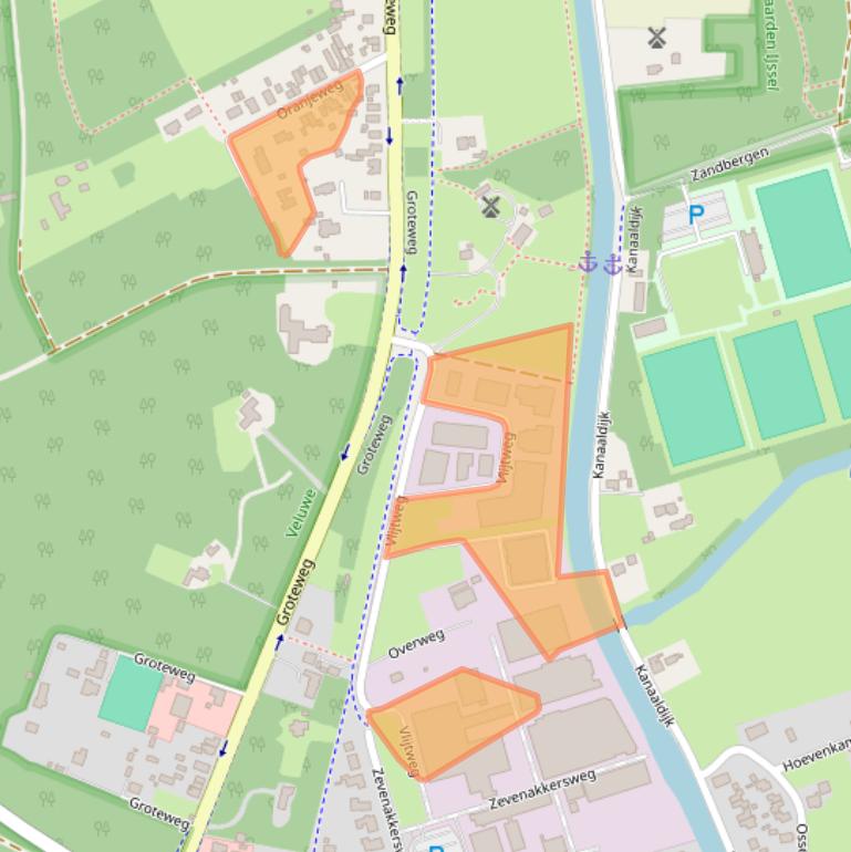 Kaart van postcodegebied 8191JP.