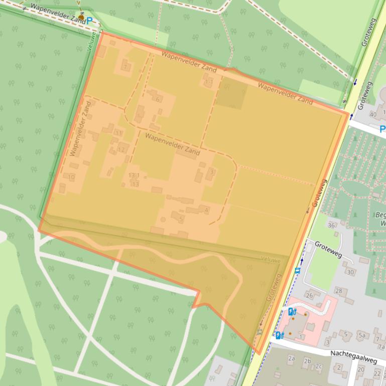 Kaart van postcodegebied 8191KD.