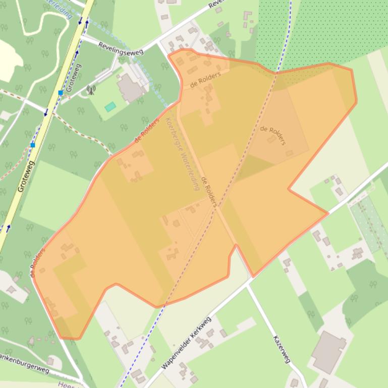 Kaart van postcodegebied 8191KH.