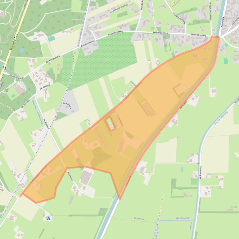 Kaart van postcodegebied 8191KL.