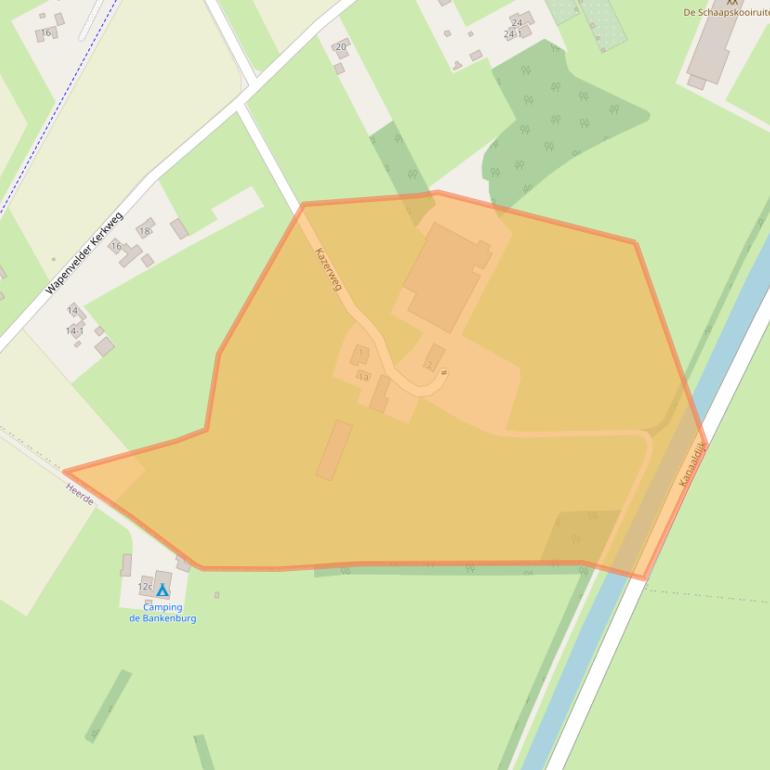 Kaart van postcodegebied 8191KM.