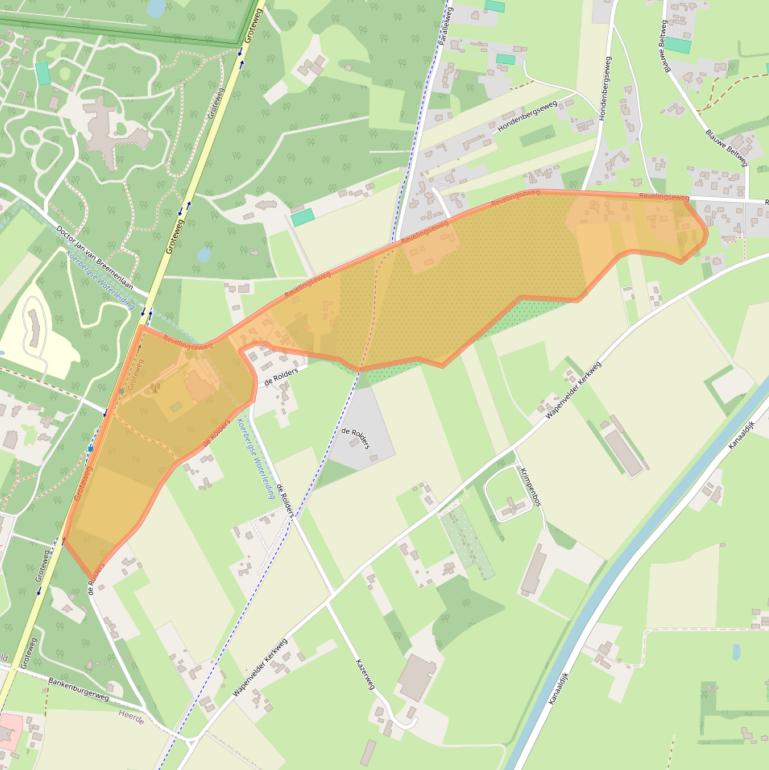 Kaart van postcodegebied 8191KR.