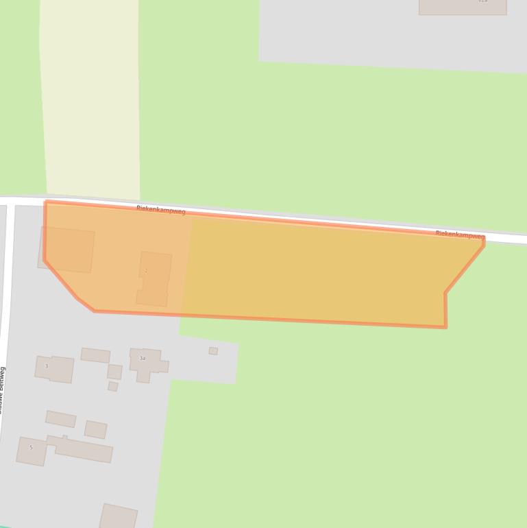 Kaart van postcodegebied 8191KW.