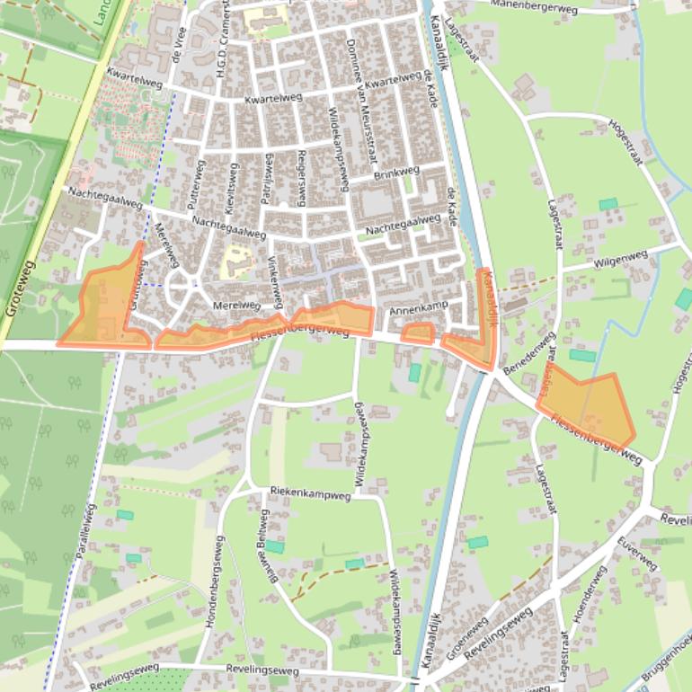 Kaart van postcodegebied 8191LH.