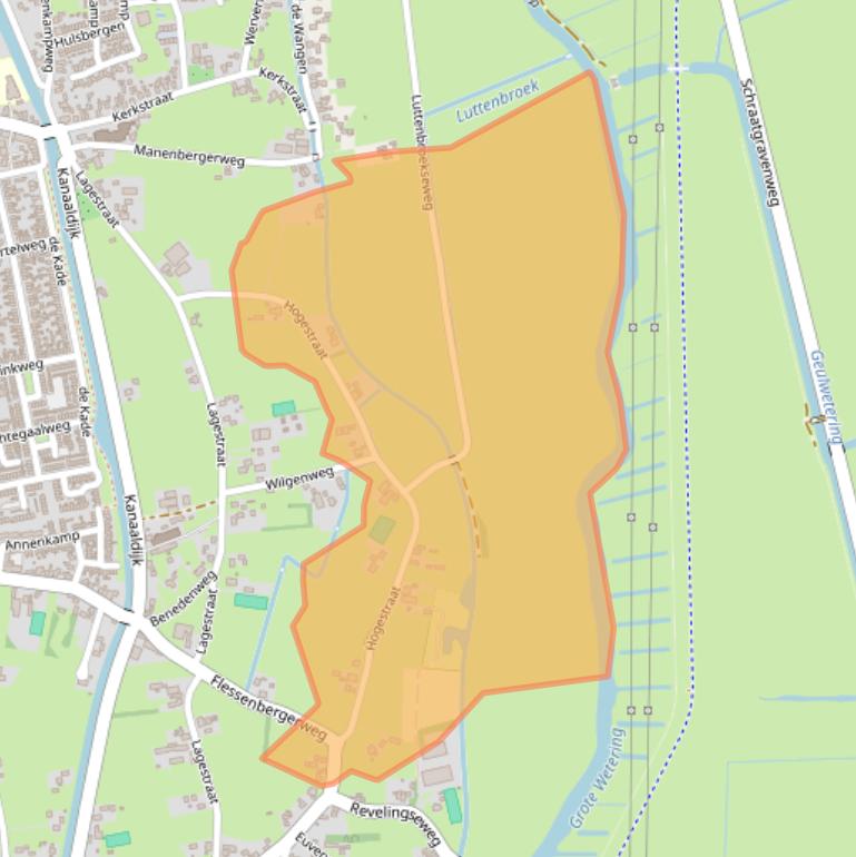 Kaart van postcodegebied 8191LL.