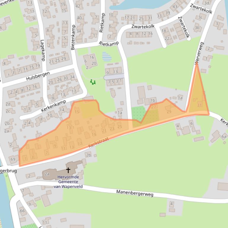 Kaart van postcodegebied 8191LT.