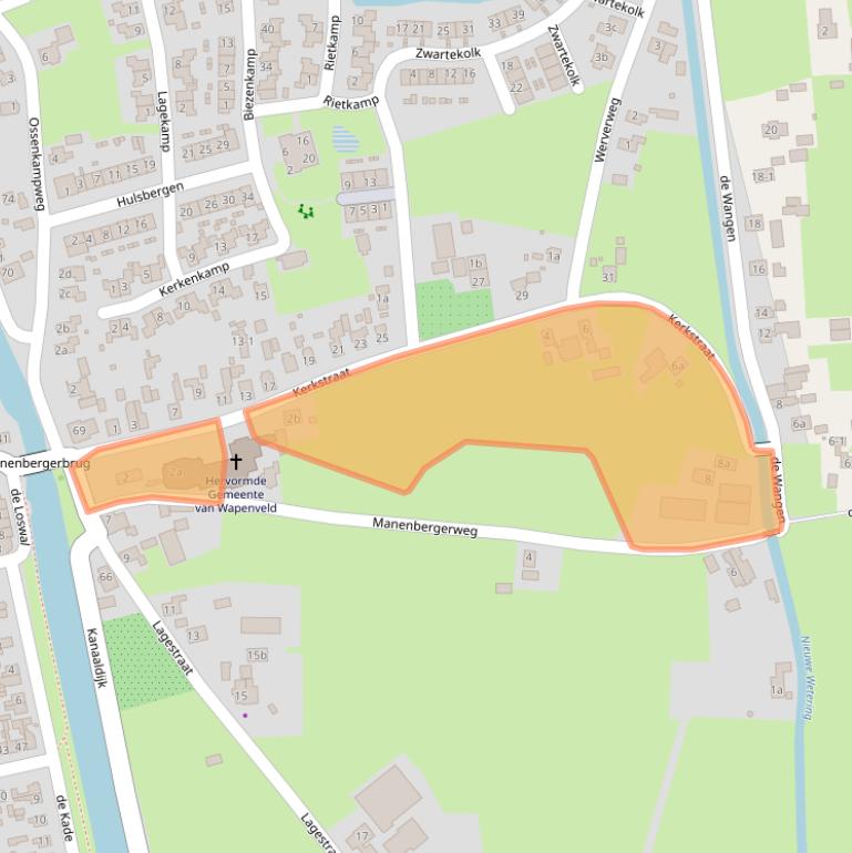 Kaart van postcodegebied 8191LV.