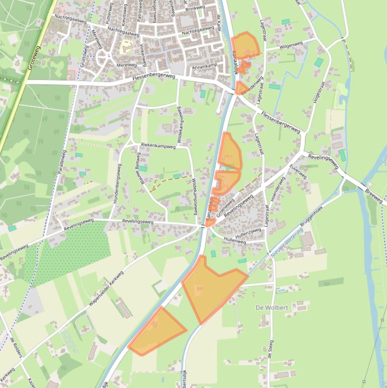 Kaart van postcodegebied 8191LW.