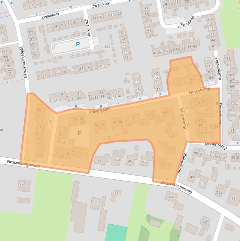 Kaart van postcodegebied 8191LX.