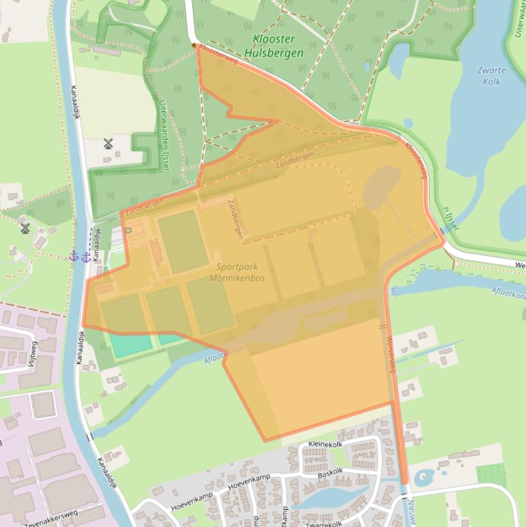 Kaart van postcodegebied 8191NA.