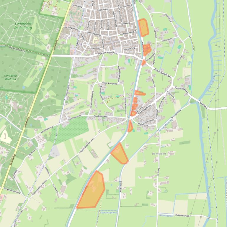 Kaart van postcodegebied 8191NB.