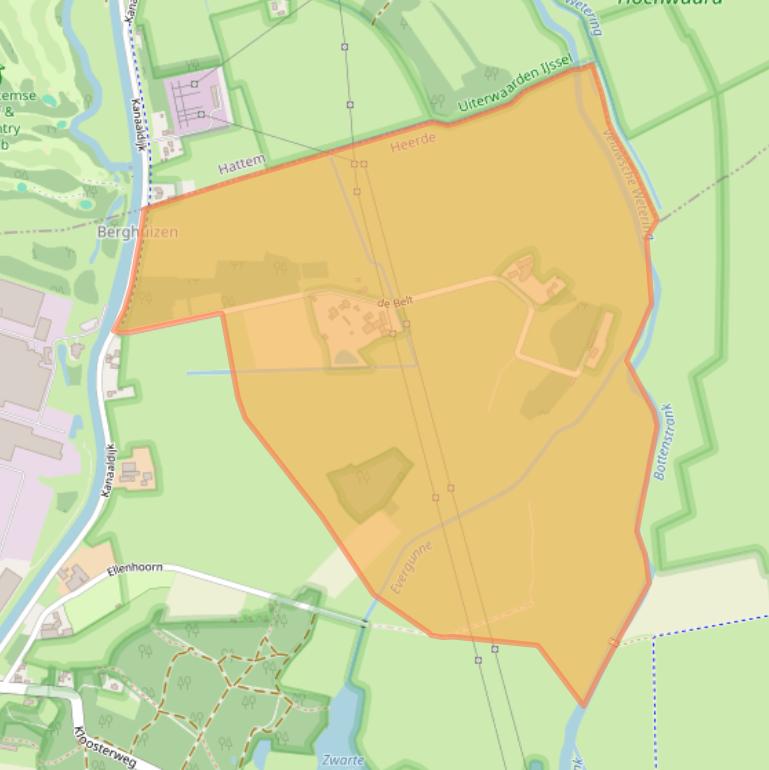 Kaart van postcodegebied 8191NV.