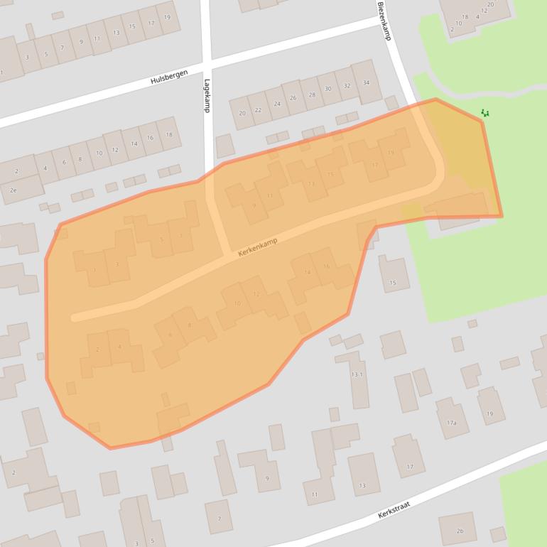 Kaart van postcodegebied 8191TA.