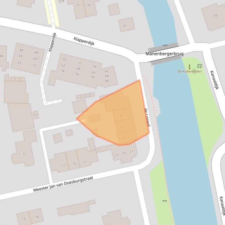 Kaart van postcodegebied 8191VW.