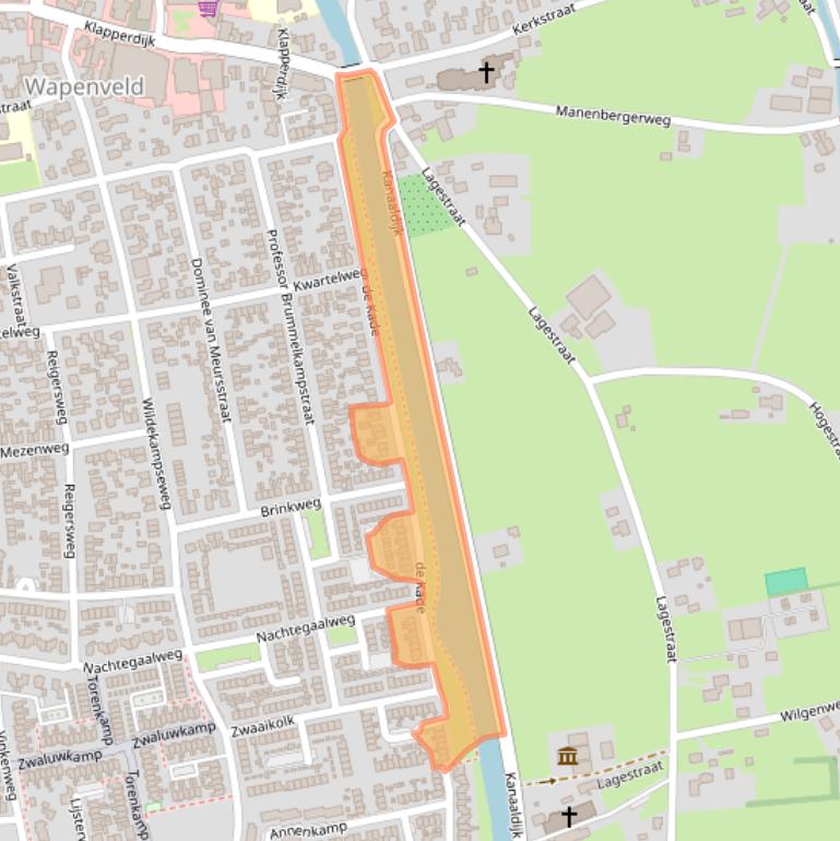 Kaart van postcodegebied 8191VX.