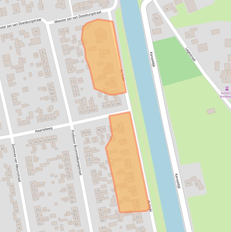 Kaart van postcodegebied 8191VZ.