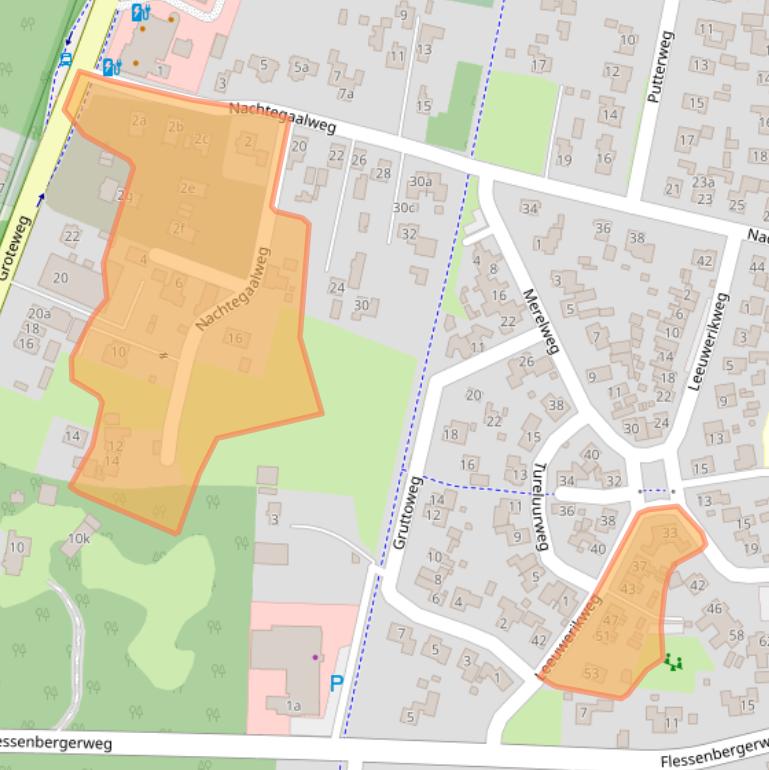 Kaart van postcodegebied 8191XW.
