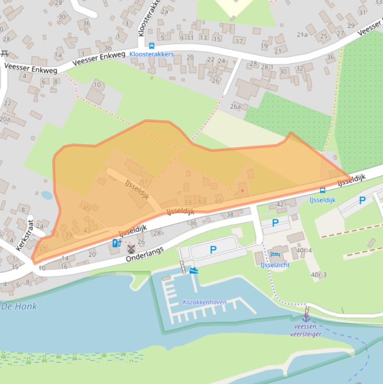 Kaart van postcodegebied 8194LB.