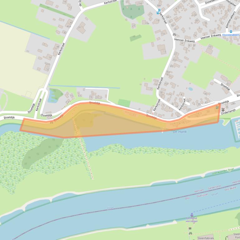 Kaart van postcodegebied 8194LD.