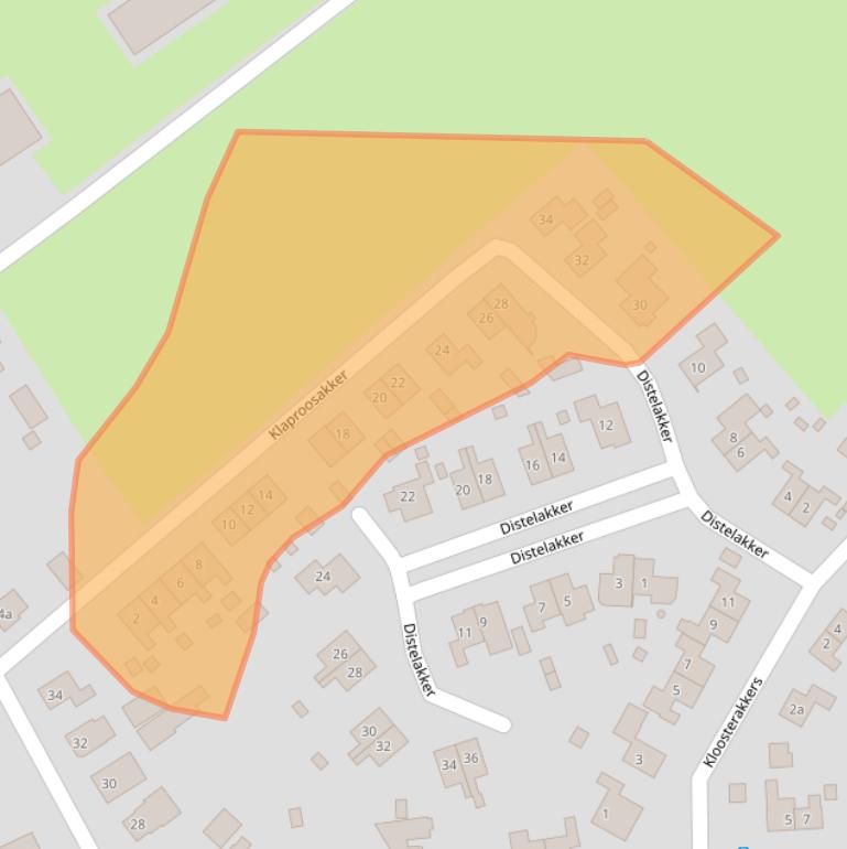 Kaart van postcodegebied 8194LH.