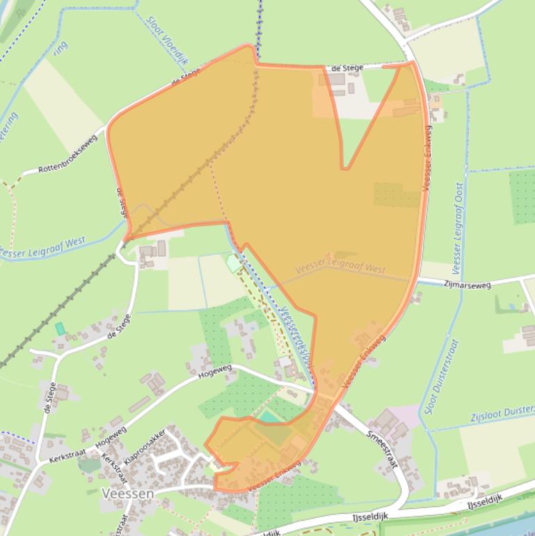 Kaart van postcodegebied 8194LK.