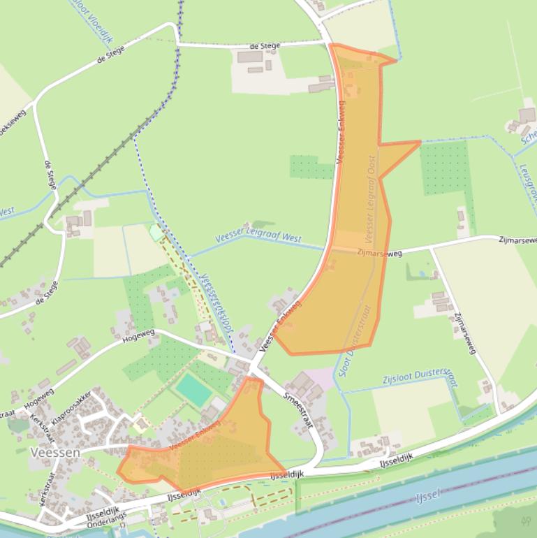 Kaart van postcodegebied 8194LM.