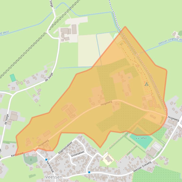 Kaart van postcodegebied 8194LN.