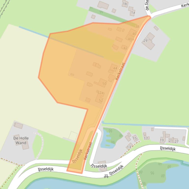 Kaart van postcodegebied 8194LX.