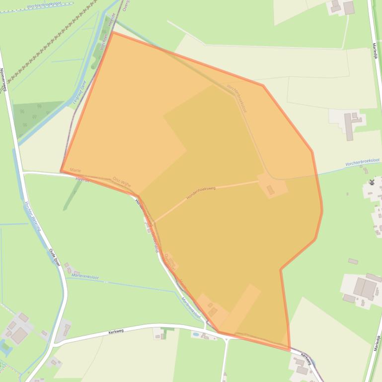 Kaart van postcodegebied 8198KR.