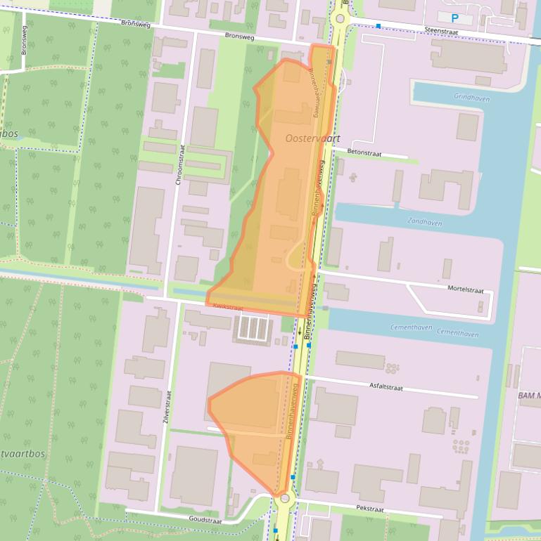 Kaart van postcodegebied 8211AA.