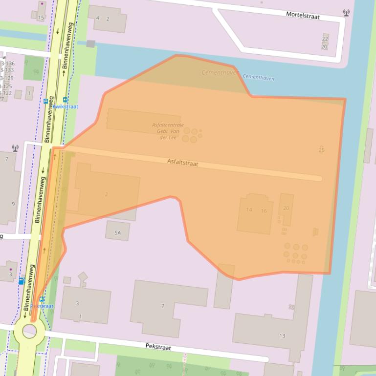 Kaart van postcodegebied 8211AC.
