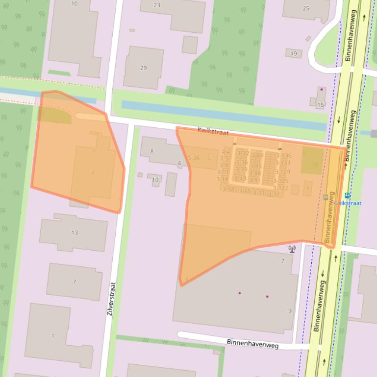 Kaart van postcodegebied 8211AM.