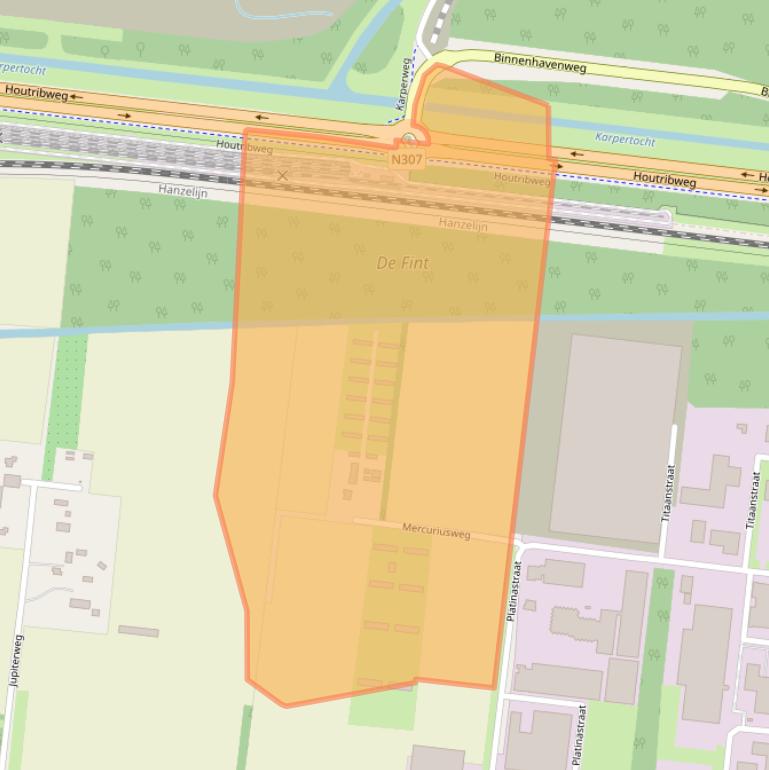 Kaart van postcodegebied 8211AV.