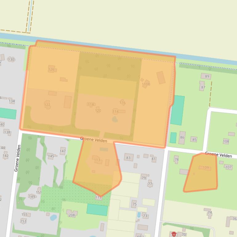 Kaart van postcodegebied 8211BC.