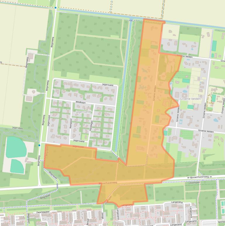 Kaart van postcodegebied 8211BD.