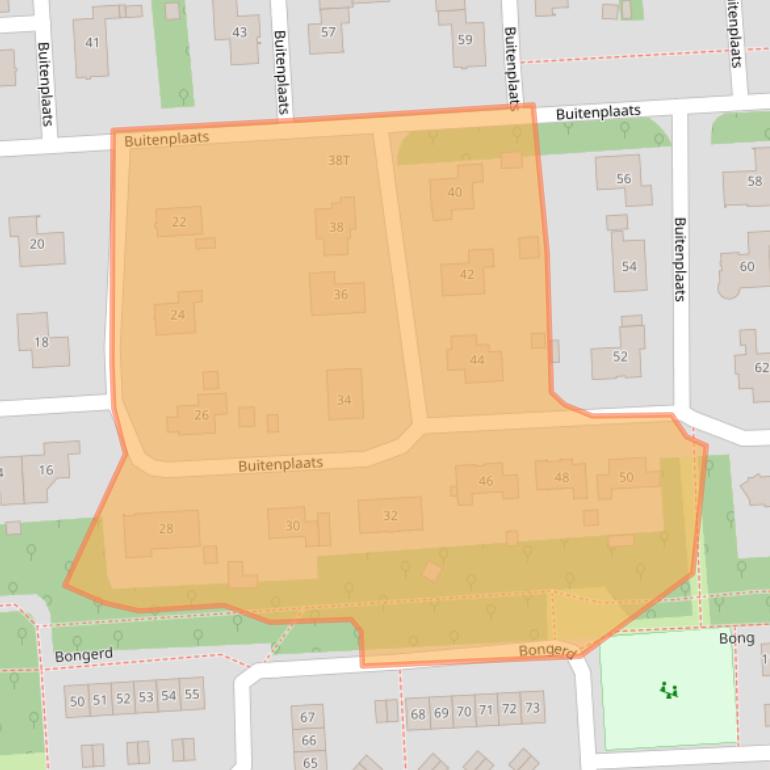 Kaart van postcodegebied 8212AJ.