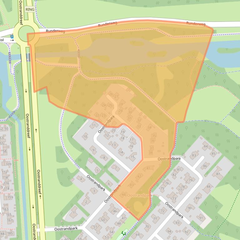 Kaart van postcodegebied 8212AP.