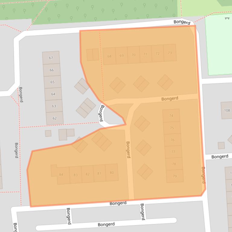 Kaart van postcodegebied 8212BD.