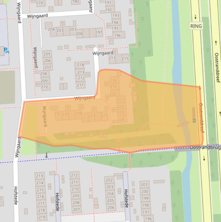 Kaart van postcodegebied 8212CN.