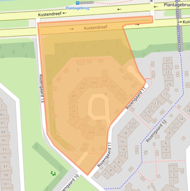 Kaart van postcodegebied 8212DB.