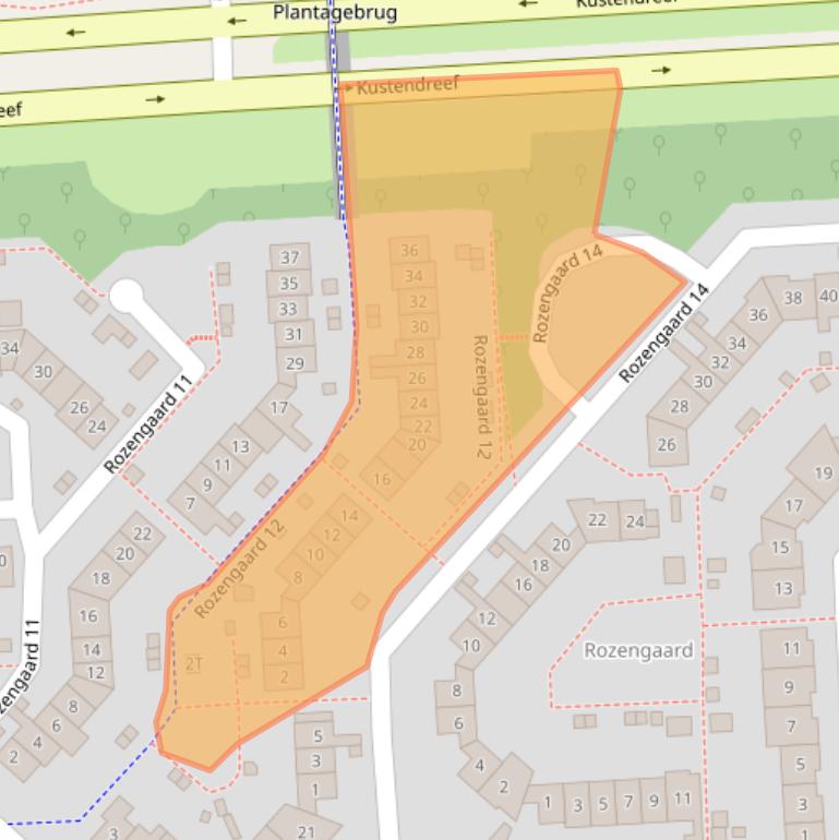 Kaart van postcodegebied 8212DD.
