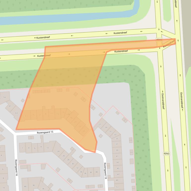 Kaart van postcodegebied 8212DK.