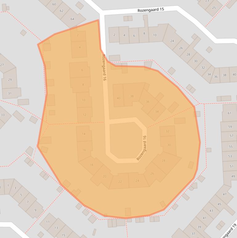 Kaart van postcodegebied 8212DM.