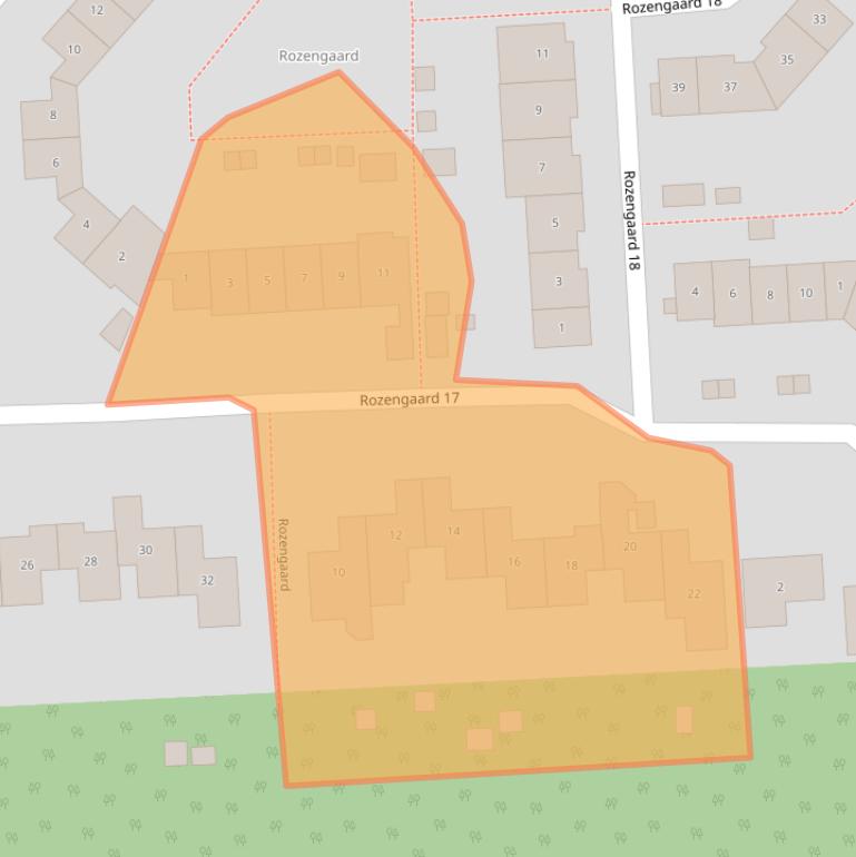 Kaart van postcodegebied 8212DN.
