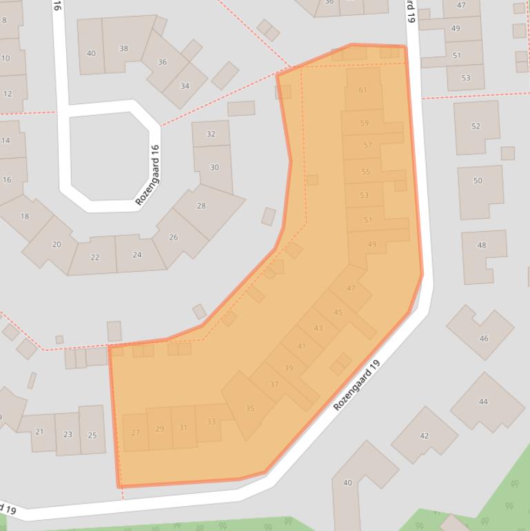 Kaart van postcodegebied 8212DS.