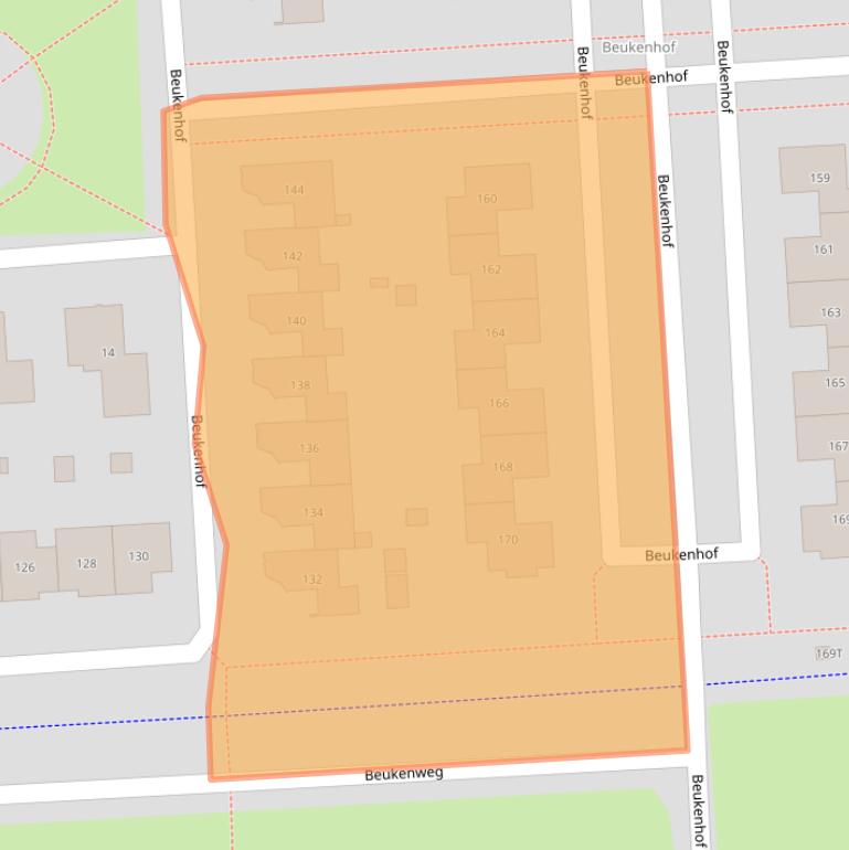 Kaart van postcodegebied 8212ED.