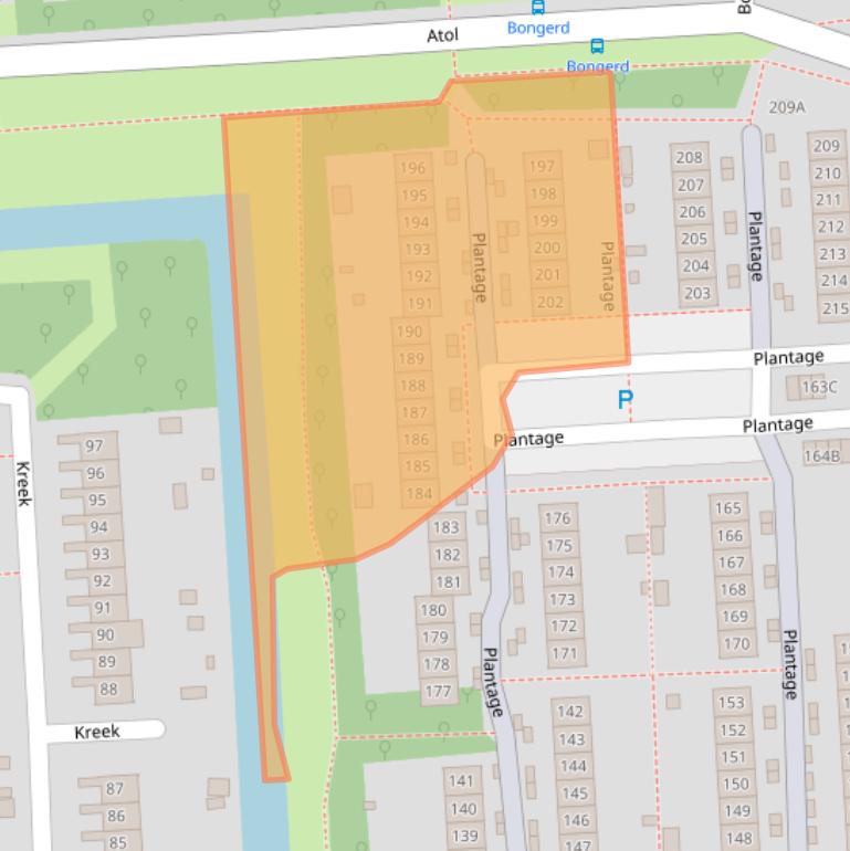 Kaart van postcodegebied 8212VM.