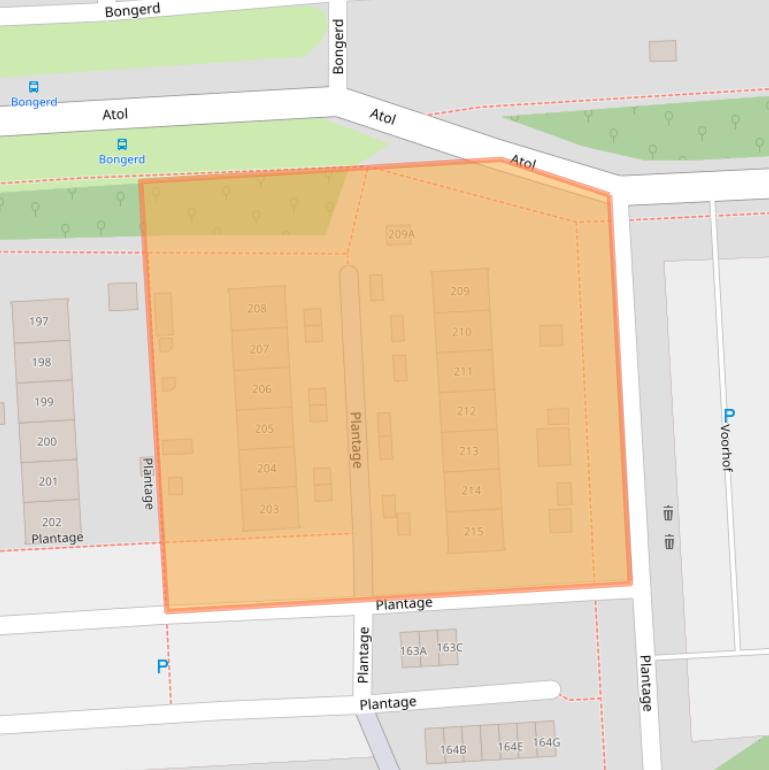 Kaart van postcodegebied 8212VN.