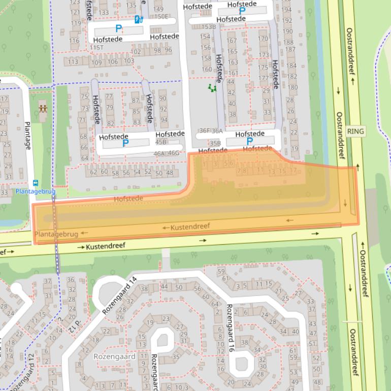 Kaart van postcodegebied 8212WB.